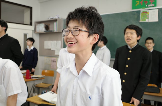 海城中学校 2年 山本 理功さん「将来の夢を見出すことができた海外生活」